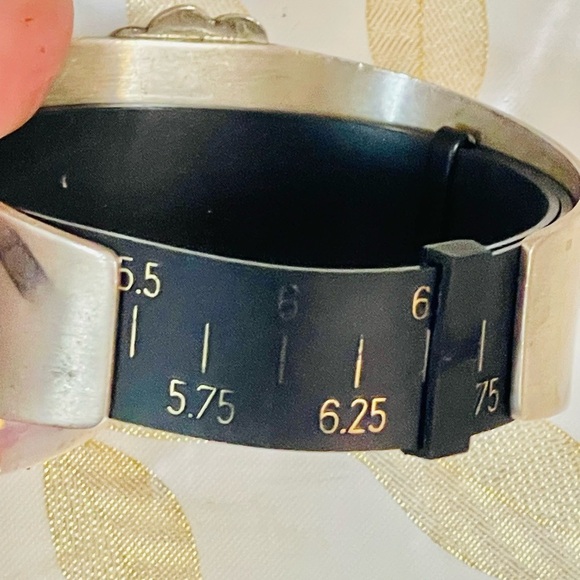 VTG Old Pawn Navajo Native American Sterling Turquoise Cuff Bracelet Sz 6.5 - Picture 10 of 13